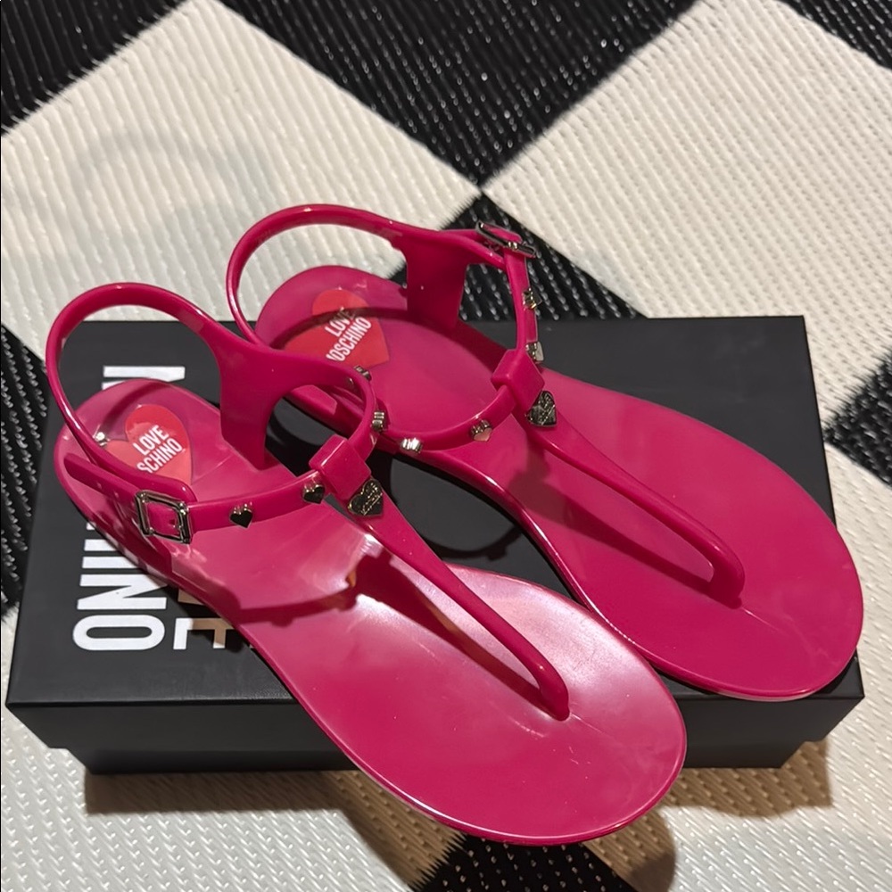 Love Moschino Pink Women's Sandals